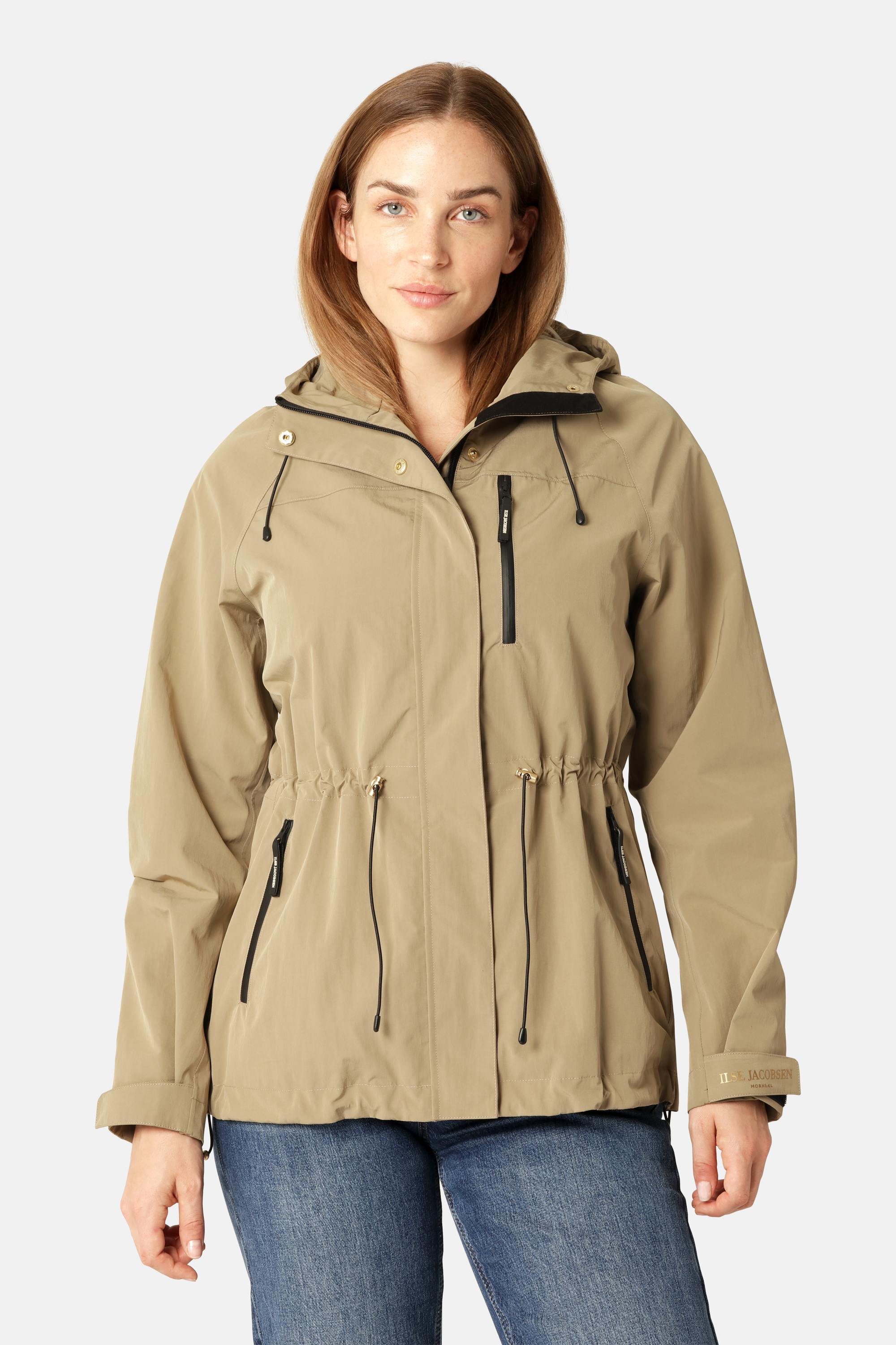 Teknisk Regnrock - Greige